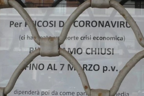 Le conseguenze economiche della paralisi-coronavirus