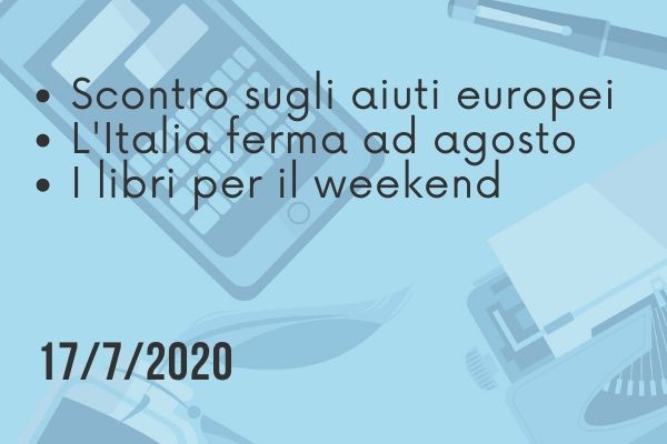 Il Buongiorno di PdM: l'Italia che si ferma ad agosto