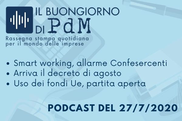 Il Buongiorno di PdM: Smart working, una rivoluzione da gestire meglio