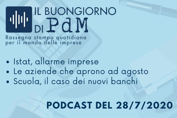 Il Buongiorno di PdM: un'impresa su tre a rischio chiusura