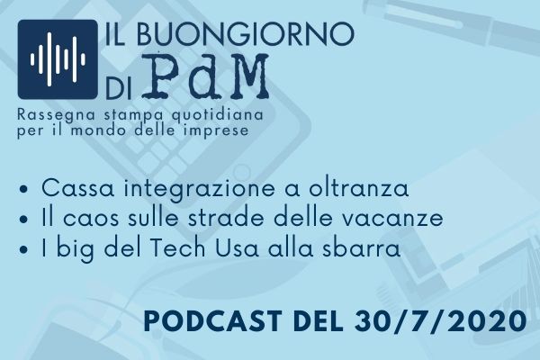 Il Buongiorno di PdM: cassa integrazione a oltranza