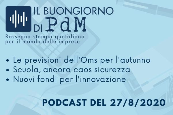 Il Buongiorno di PdM: tre scenari per l'autunno in Italia