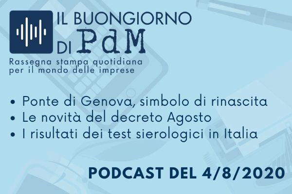 Il Buongiorno di PdM: il ponte di Genova come simbolo di rinascita